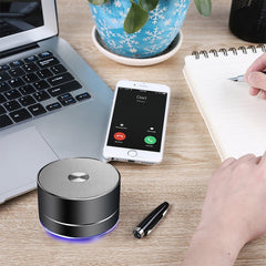 LENRUE Tragbarer kabelloser Bluetooth-Lautsprecher, Stereo-LED-Lautsprecher mit integriertem Mikrofon, MP3-Mini-Subwoofer, Smart-Säulenlautsprecher, TBD049445801A, TBD049445801B, TBD049445801C, TBD049445801D