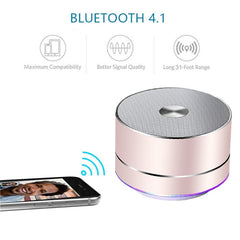 LENRUE Tragbarer kabelloser Bluetooth-Lautsprecher, Stereo-LED-Lautsprecher mit integriertem Mikrofon, MP3-Mini-Subwoofer, Smart-Säulenlautsprecher, TBD049445801A, TBD049445801B, TBD049445801C, TBD049445801D
