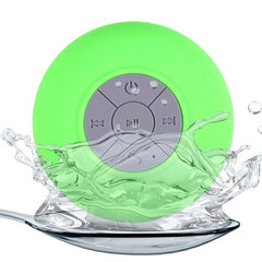 Tragbarer Mini-Subwoofer für die Dusche, kabellos, wasserdicht, Bluetooth-Lautsprecher, Freisprecheinrichtung, Empfang von Anrufen, Musik, Saugmikrofon für iPhone, Samsung