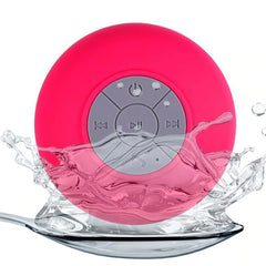 Tragbarer Mini-Subwoofer für die Dusche, kabellos, wasserdicht, Bluetooth-Lautsprecher, Freisprecheinrichtung, Empfang von Anrufen, Musik, Saugmikrofon für iPhone, Samsung