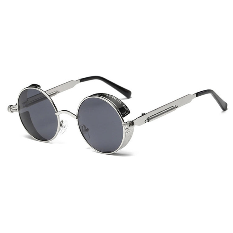 Metal Round Frame Steampunk Retro Sunglasses for Men Women, 10, 11, 12, 13, 14, 2, 3, 4, 5, 6, 7, 9