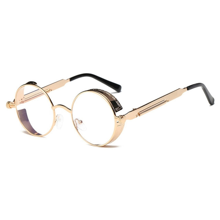 Metal Round Frame Steampunk Retro Sunglasses for Men Women, 10, 11, 12, 13, 14, 2, 3, 4, 5, 6, 7, 9