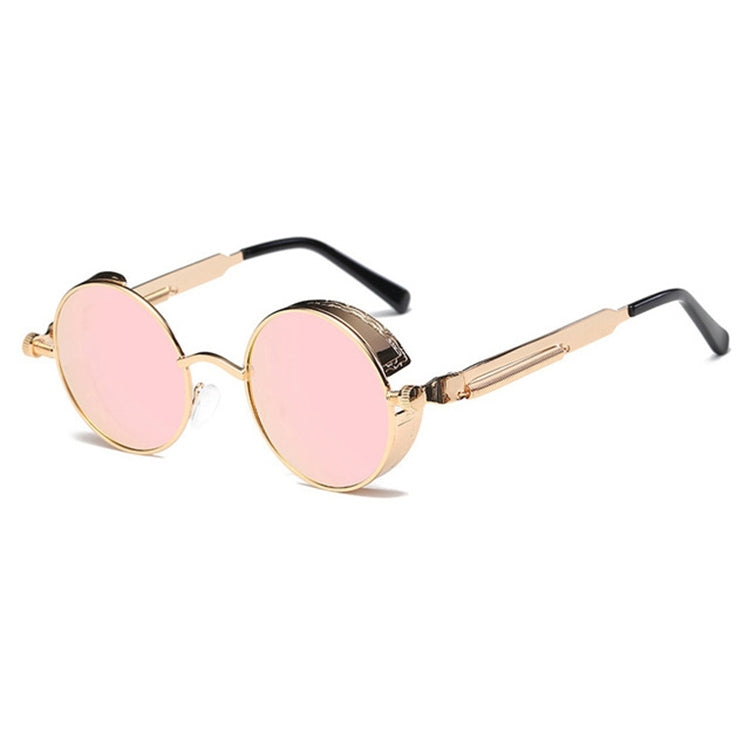 Metal Round Frame Steampunk Retro Sunglasses for Men Women, 10, 11, 12, 13, 14, 2, 3, 4, 5, 6, 7, 9