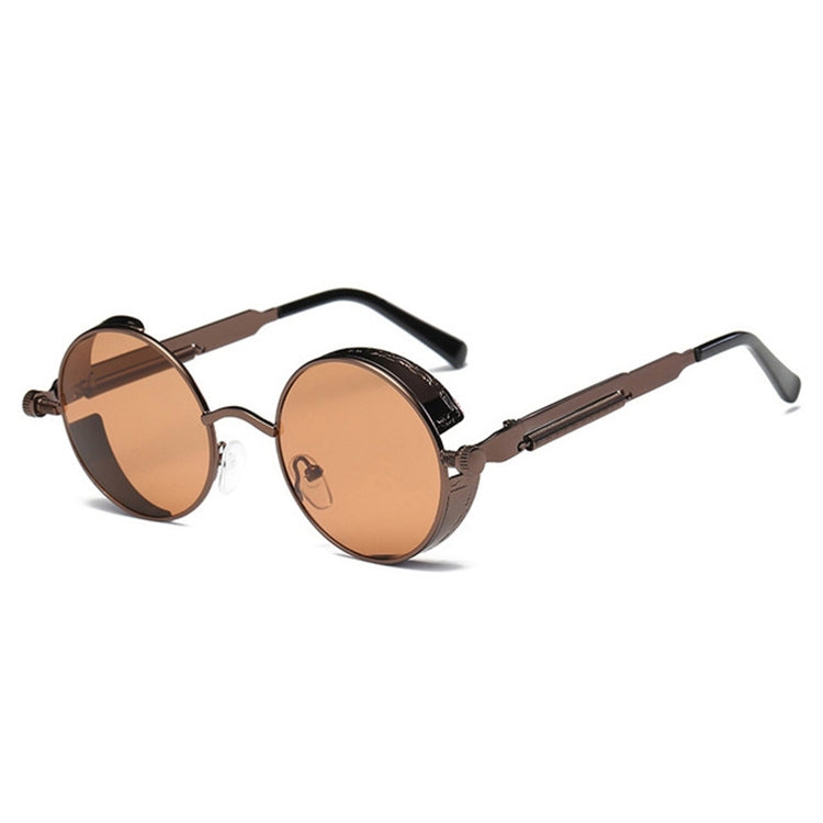 Metal Round Frame Steampunk Retro Sunglasses for Men Women, 10, 11, 12, 13, 14, 2, 3, 4, 5, 6, 7, 9