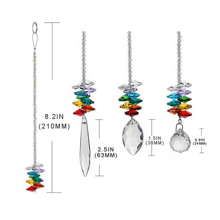 Crystal Pendant DIY Pendant Home Decoration Wedding Decoration Bead Curtain Car Decoration, 20# Lighting Ball Pendant, Multi-faced Bead Pendant, Horse Eye Pendant