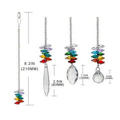 Crystal Pendant DIY Pendant Home Decoration Wedding Decoration Bead Curtain Car Decoration, 20# Lighting Ball Pendant, Multi-faced Bead Pendant, Horse Eye Pendant