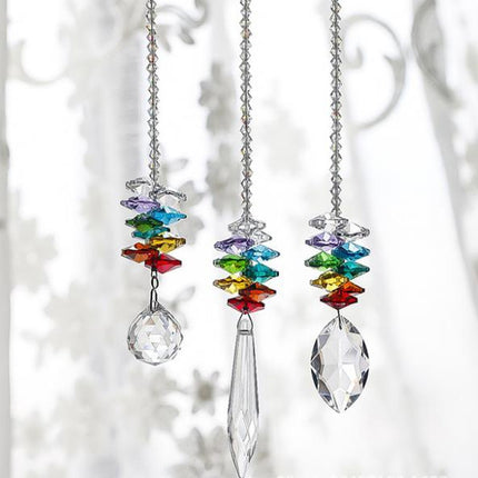 Crystal Pendant DIY Pendant Home Decoration Wedding Decoration Bead Curtain Car Decoration, 20# Lighting Ball Pendant, Multi-faced Bead Pendant, Horse Eye Pendant