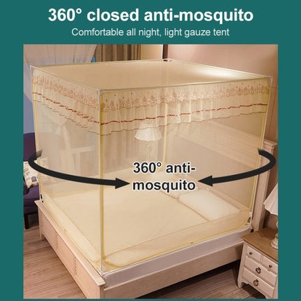 Household Free Installation Thickened Encryption Dustproof Mosquito Net, 120x200 cm Full Bottom, 150x200 cm Full Bottom, 180x200 cm Full Bottom, 180x220 cm Full Bottom, 200x220 cm Full Bottom, 120x200 cm Bed Back