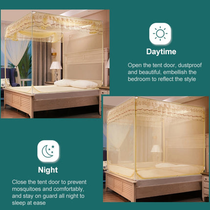 Household Free Installation Thickened Encryption Dustproof Mosquito Net, 120x200 cm Full Bottom, 150x200 cm Full Bottom, 180x200 cm Full Bottom, 180x220 cm Full Bottom, 200x220 cm Full Bottom, 120x200 cm Bed Back