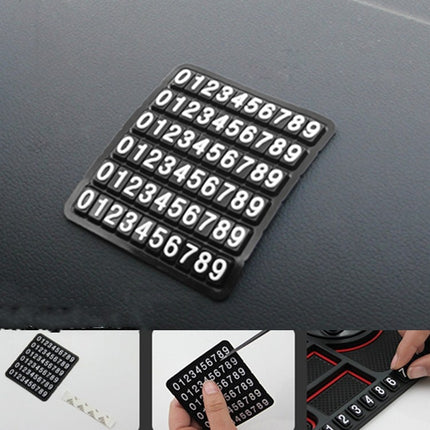 Car Interior Car Multifunctional Instrument Panel Storage Pad Car Phone Bracket Anti-slip Pad With Stop, Stereo Red Circle, Stereo Blue Circle, Rotating Red Circle, Rotating Blue Circle, Rotating Black Circle