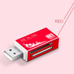 Multi in 1 Memory SD Card Reader for Memory Stick Pro Duo Micro SD,TF,M2,MMC,SDHC MS Card