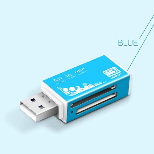 Multi in 1 Memory SD Card Reader for Memory Stick Pro Duo TF,M2,MMC,SDHC MS Card
