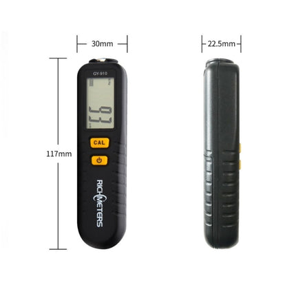 RICHMETERS GY910 Coating Thickness Gauge Metal Probe FE + NFE Iron and Aluminum Dual Use