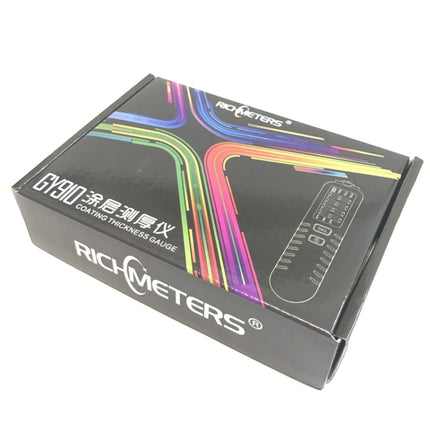 RICHMETERS GY910 Coating Thickness Gauge Metal Probe FE + NFE Iron and Aluminum Dual Use