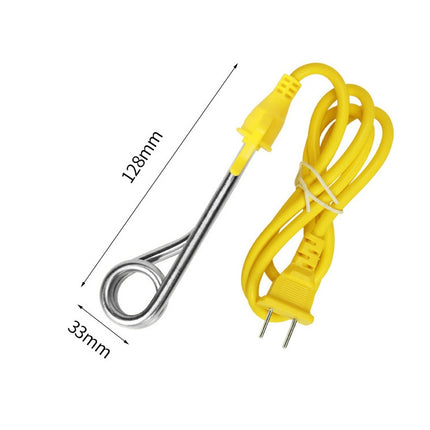 MJ-R4 Elektrisches Warmwasserbereiterelement Mini-Boiler Heißwasser-Eintauchgerät Reisegebrauch 600W, MJ-R4