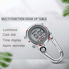 Mountain Climbing Watch Multifunctional Stainless Steel Hook Watch, Stainless Steel Hook Watch(Orange), Stainless Steel Hook Watch(Blue), Stainless Steel Hook Watch(Yellow), Stainless Steel Hook Watch(Red)