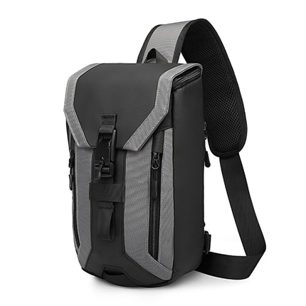 Ozuko 9334 Men Outdoor Multifunctional Waterproof Messenger Bag with External USB Charging Port