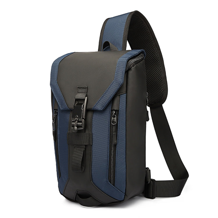 Ozuko 9334 Men Outdoor Multifunctional Waterproof Messenger Bag with External USB Charging Port