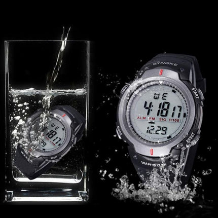 SYNOKE 61576 Life Waterproof LED Sports Watch for Men