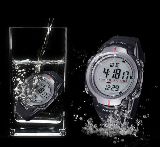 SYNOKE 61576 Life Waterproof LED Sports Watch for Men