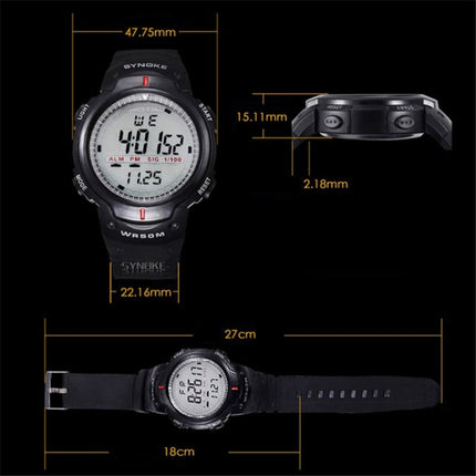 SYNOKE 61576 Life Waterproof LED Sports Watch for Men