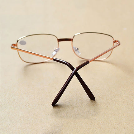 Full Metal Frame Resin Lenses Presbyopic Glasses Reading Glasses, +1.00D, +1.50D, +2.00D, +2.50D, +3.00D, +3.50D, +4.00D
