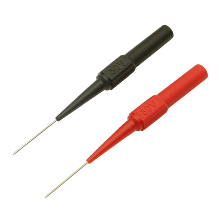 Multimeter Test Pen Test Probe Long and Thin Tip Probe Banana Jack Pin Auto Car Repair Accessories Tool, 30V