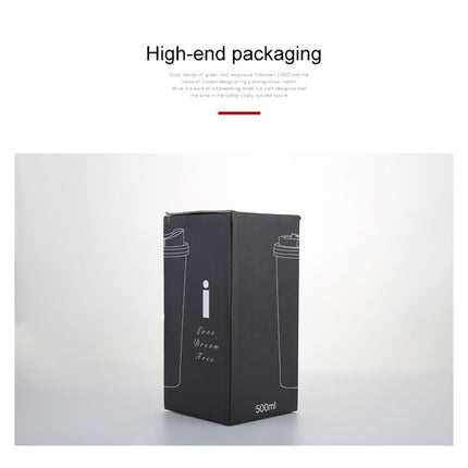 500ML Portable Stainless Steel Creative Gift Coffee Cup Office Vacuum Thermos Mug