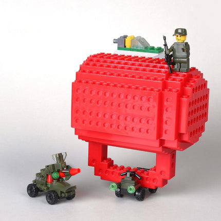 Building Blocks Design Creative Milk Mug Coffee Cup Build-on Brick Drinking Water Holder, 301-400ml