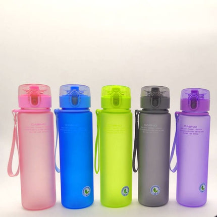 Leak-proof Sports Water Bottle Tour Hiking Portable Bottles, 400ml, 560ml