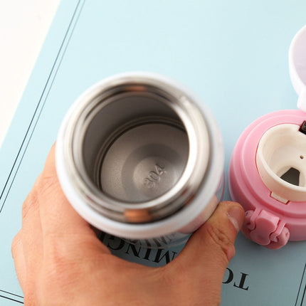 Bouncing Vacuum Flask Mug Travel Stainless Steel Thermos Cup, 350ml, 500ml