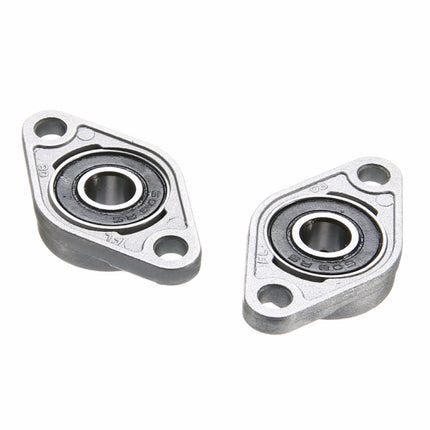 2pcs Diamond Bearing Housing Zinc Alloy Miniature Housing Bearing 3D Printer Accessories Universal, KFL08 (inner diameter 8), KFL000 (inner diameter 10), KFL001 (inner diameter 12)