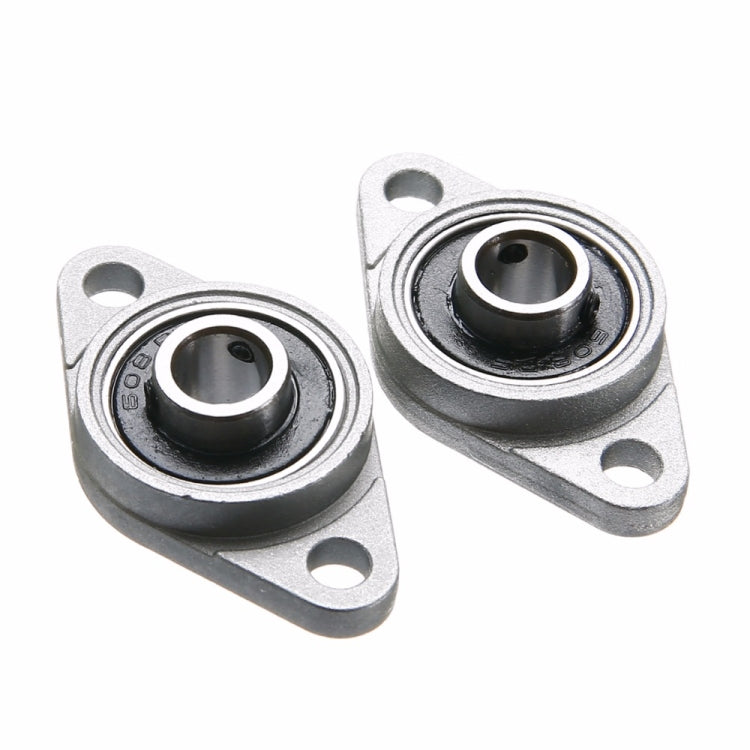 2 PCS  Diamond KFL-08 000 001 Bearing Housing Zinc Alloy Miniature Housing Bearing 3D Printer Accessories Universal, KFL001 (inner diameter 12)