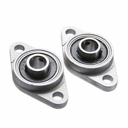 2pcs Diamond Bearing Housing Zinc Alloy Miniature Housing Bearing 3D Printer Accessories Universal, KFL08 (inner diameter 8), KFL000 (inner diameter 10), KFL001 (inner diameter 12)