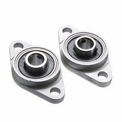2 PCS  Diamond KFL-08 000 001 Bearing Housing Zinc Alloy Miniature Housing Bearing 3D Printer Accessories Universal, KFL001 (inner diameter 12)