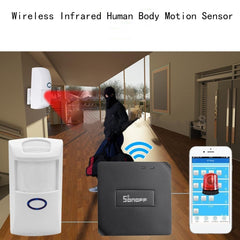 CT60 PIR2 Wireless Infrared Detector Human Body Motion Sensor Wall-Mounted for Smart Home Security Alarm Smart Remote