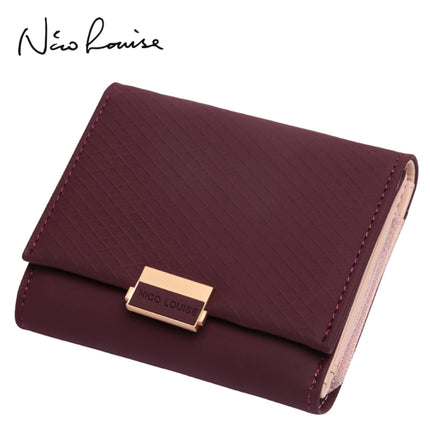 Luxury Wallet Female Leather Women Leather Purse Plaid Wallet Ladies Hot Change Card Holder Coin Small Purses for Girls
