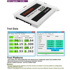 Goldenfir SSD 2.5 inch SATA Solid State Disk, 16GB, 32GB, 60GB, 64GB, 120GB, 128GB, 240GB, 256GB, 360GB, 480GB, 512GB, 1TB, 2TB