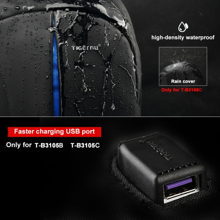 Waterproof 15.6-inch Laptop Backpack Anti-theft Business Travel Backpack School Bag