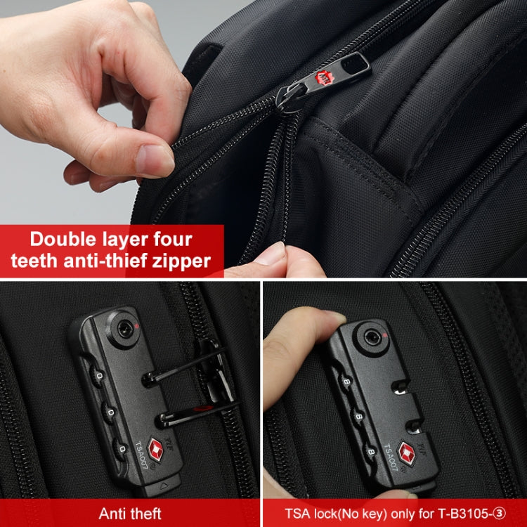 Waterproof 15.6-inch Laptop Backpack Anti-theft Business Travel Backpack School Bag