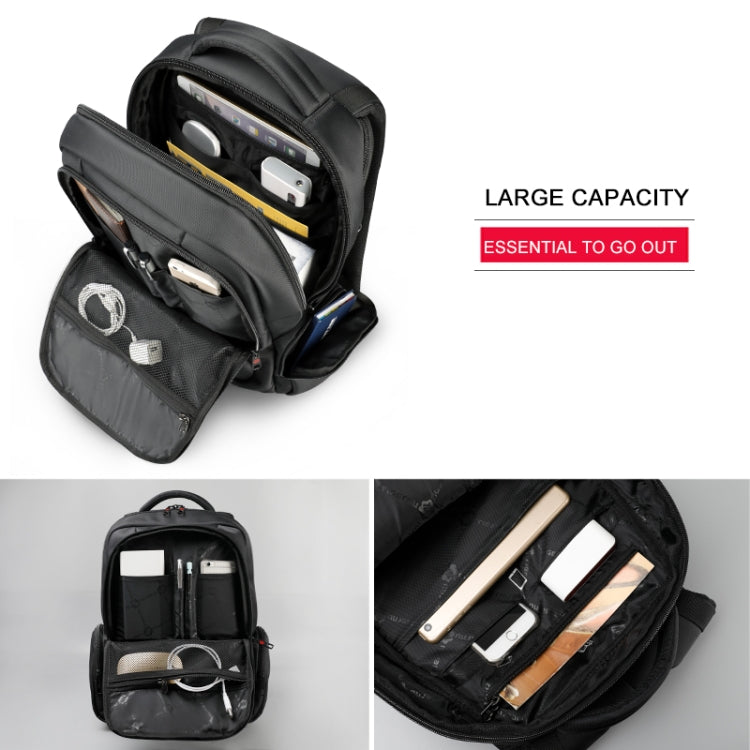 Anti-theft Nylon Laptop Backpacks School Fashion Travel Male Casual Schoolbag 15.6 inch, 1, 2, 3, 4, 5, 6