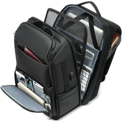 Men Large Capacity Travel Backpack Anti-thief Laptop Backpack with USB Charging Port