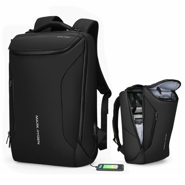 Fashion Men Backpack Multifunctional Waterproof Laptop Bag Travel Bag with USB Charging Port