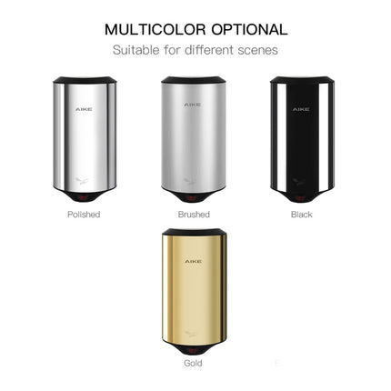 304 Stainless Steel Automatic SensorJet Hand Dryer High Speed Airflow for Home Hotel Airport Hands Drying Machine