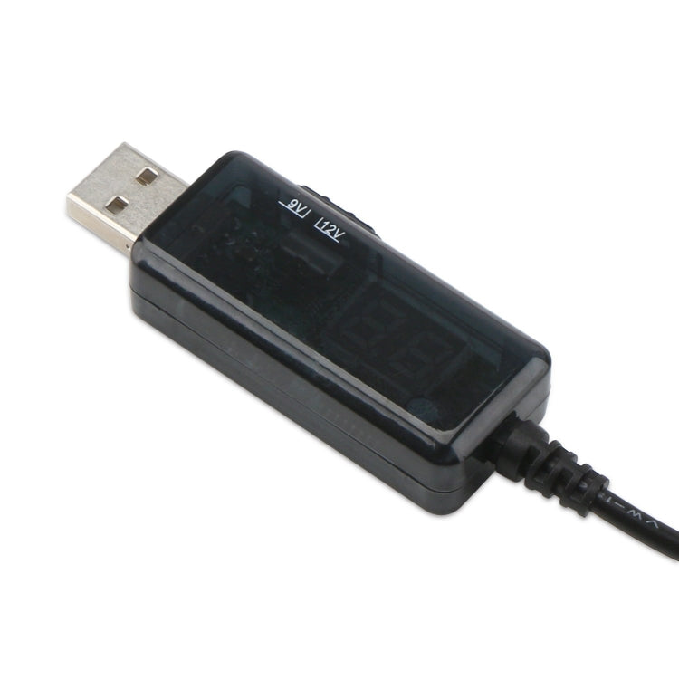 USB Boost Cable 5V Step Up to 9V 12V Adjustable Voltage Converter 1A Step-up Volt Transformer DC Power Regulator with Switch, 5V Step Up to 9V 12V