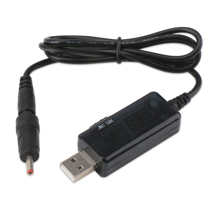 USB Boost Cable 5V Step Up to 9V 12V Adjustable Voltage Converter 1A Step-up Volt Transformer DC Power Regulator with Switch, 5V Step Up to 9V 12V