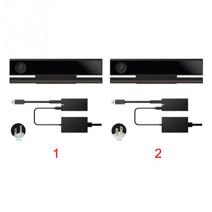 Kinect 2.0 Sensor USB 3.0 Adapter for Xbox One S Xbox One X Windows PC, US, EU, US to UK plug