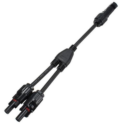 1 Pair MC4 Branch Y Adapter Connectors M/M/F and F/F/M for Solar Panels Cable