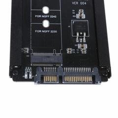 Metal Case CYB + M Socket 2 M.2 NGFF (SATA) SSD to 2.5 SATA Adapter for 2230/2242/2260/2280mm M2 NGFF SSD Solid State Hard Drive