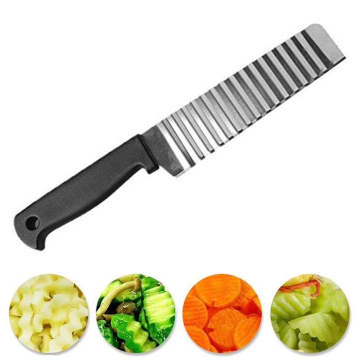 2 PCS Stainless Steel Wave Knife Professional Potato Cutting Machine, Style 1